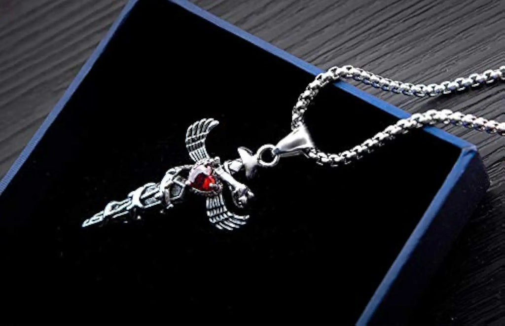 Villain necklace design for man💀