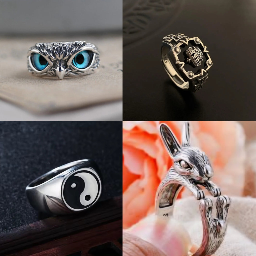 Men’s Premium Silver Accessories Gift Set (10-in-1) – Rings, Chains & Bracelet @799 | Lavior